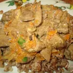Азу с куриной печенью