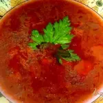 Борщ с сельдереем