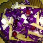 Салат из капусты с брынзой