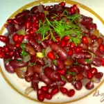 Фасоль с гранатом по-грузински