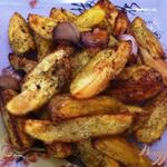 Картофель, запеченный с провавнскими травами и чесноком