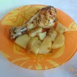 Куриные голени в рукаве