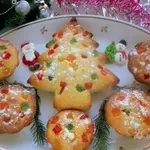 Новогодние маффины из манки