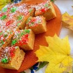 Морковный пряный пирог с фруктами
