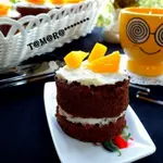 Шоколадные пироженые со сливочно-ванильным кремом