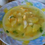 Суп с вареными яйцами