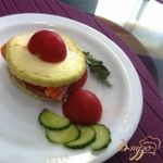 Закуска из кабачков и лосося