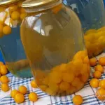 Компот с алычой