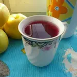 Виноградно-яблочный компот с мятой