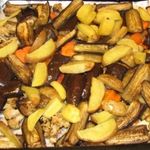 Овощи печеные в духовке