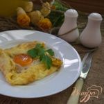 Блины с яйцом на завтрак