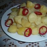 Постный тушеный картофель