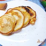 Русские оладьи с кориандром соленые