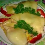 Кальмар запеченный