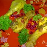 Куриные ножки в смородине