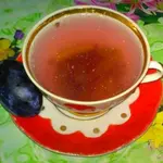 Компот виноградный со сливами