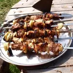 Шашлык из свинины маринованный в кефире