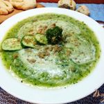 Крем-суп из огурца и цветной капусты