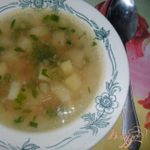 Легкий куриный суп с гречкой