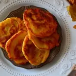 Закусочные оладьи с тыквой-спагетти