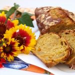 Тыквенный кекс с ликёром и миндалём