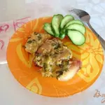 Картофель запеченный в чесночном масле