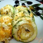Картофель с кабачками запеченные в сливках