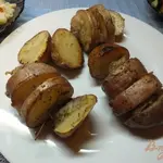 Картофель с салом и тимьяном