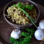 Булгур с шампиньонами
