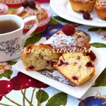 Кексы с ягодами