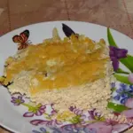 Мясная запеканка под сырной шапкой