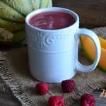 Кисель из дыни с малиной