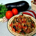Восточная баклажанная икра