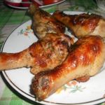 Голени, маринованные в сухом вине