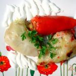 Вегетарианские голубцы и перцы