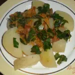 Молодой картофель по-деревенски