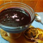 Густой соус из черной смородины