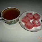 Клубнчный рахат-лукум