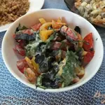 Салат с рукколой и болгарским перцем