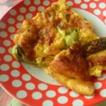 Омлет из кабачковыми цветочками