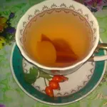 Компот из слив с шиповником