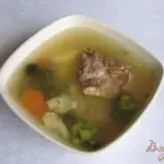 Куринный суп с брокколи