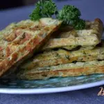 Закусочные вафли с цукини