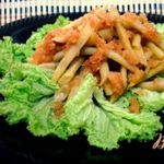 Фасоль стручковая под сухарным соусом
