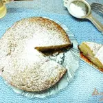 Яблочно-виноградный пирог