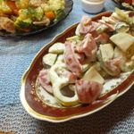 Салат с сырыми кабачками
