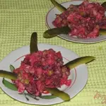 Быстрый винегрет в мультиварке.