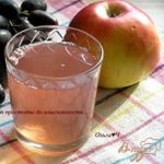 Кисель из яблок, абрикосов и винограда с желфиксом
