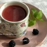 Кисель из яблок, ежевики и инжира