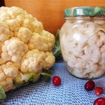 Консервированная цветная капуста в уксусе